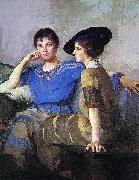 Edmund Charles Tarbell Sisters oil painting artist